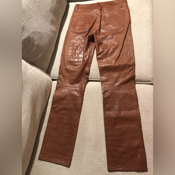 NWOT Frame Le Sylvie Leather pants sz 27 - Picture 7 of 12